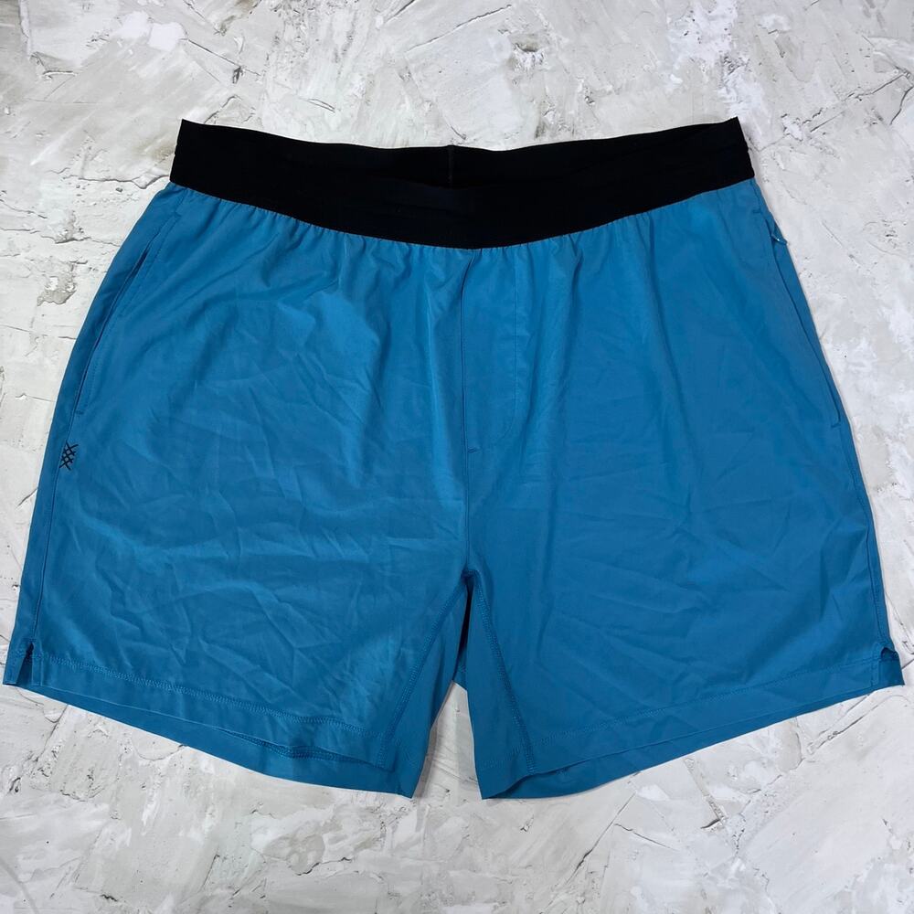 Rhone Mako Tech Short 7" SIZE XXL Blue Unlined Performance Pockets